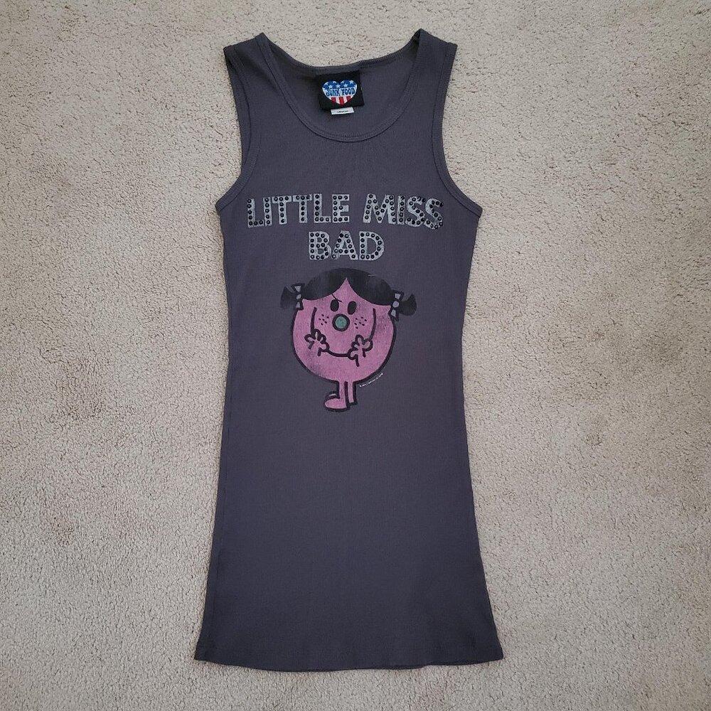 Junk Food Little Miss Bad Rhinestone Tank Top